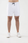 2 in 1 Shorts (White)