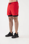 2 in 1 Shorts (Red)