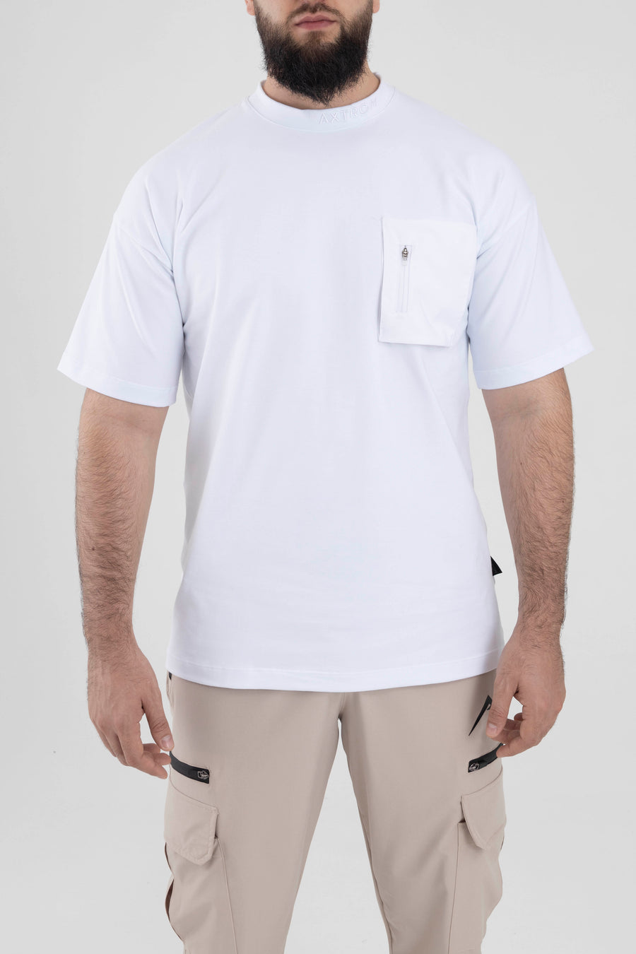 T-Shirt With Pocket (White)
