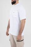 Heavy T-Shirt With Pocket (White)